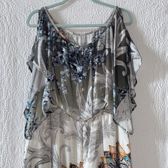 Soft Surroundings Floral Fit & Flare Maxi Dress - Picture 6 of 13